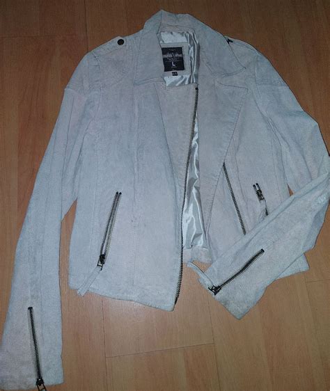 Jaqueta Camurça Nude Casaco Feminino Usado 59668725 enjoei