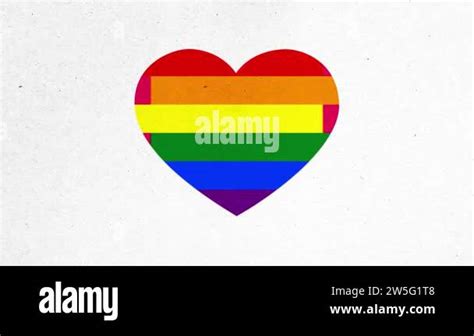 Animated Rainbow Lgbt Flag Motion Graphics Lesbian Gay Bisexual Transgender Social Movements