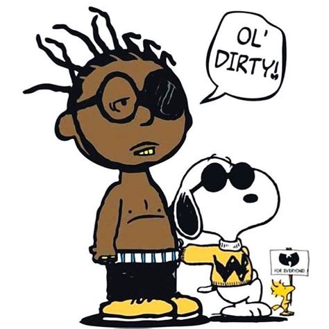 Wu Tang Clan Odb Snoopy Arte Dope Dope Art Ol Dirty Bastard Hip