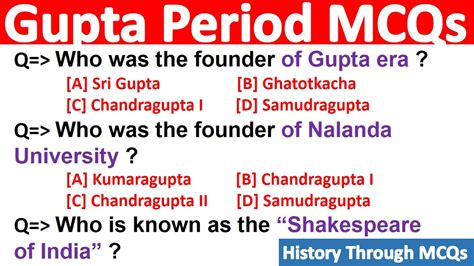 Gupta Dynasty MCQ Gupta Dynasty Gk Gupta Dynasty Important Questions