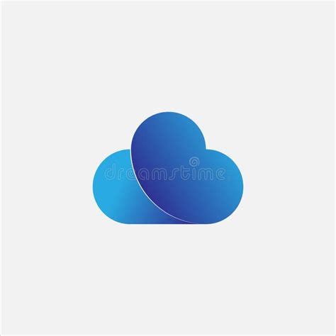 Modern Startup Logo Illustration Of Rocket Cloud And Shopping Stock