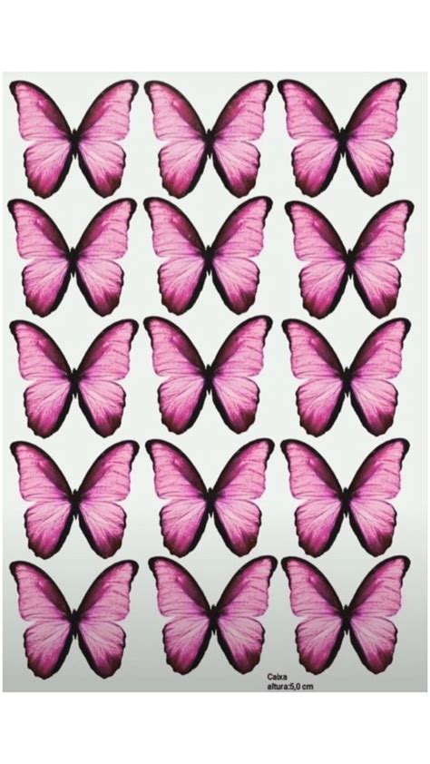 Imagem De Borboleta Rosa Para Imprimir - Borboleta rosa pra imprimir | Borboletas para imprimir, Ensaio ...