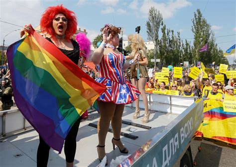 Scuffles Between Police And Nationalists Break Out At Ukrainian Gay Pride Parade