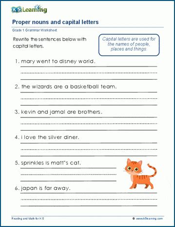 Capitalization Practice Worksheets K Learning The Best Porn Website