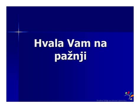 Hvala Na Pažnji