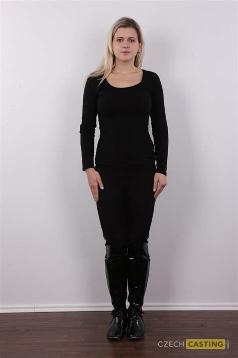 Dirty Blonde Ester Stands Straight And Narrow Before Her First Nude Appearance CoedCherry