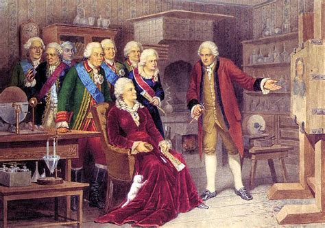 Картина А. Д. Кившенко. «Ломоносов показывает Екатерине II в своем ...