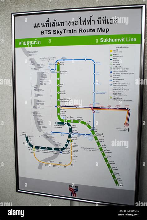 bangkok train station map mass transit map  bangkok etpy