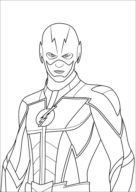 Flash Printable - Free coloring pages to print