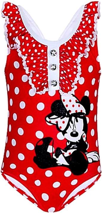 Disney Minnie Mouse Red Ruffles Red Girls One Piece