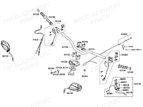 Pieces AGILITY 50 NAKED RENOUVO 2T EURO2 KE10BF KE10BJ pièces KYMCO neuves d origine