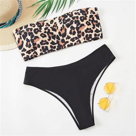 Manufacture Wholesale Strapless Mini Sexy Bandeau Bikini Beach Swimwear Bikini And Swimwear Price