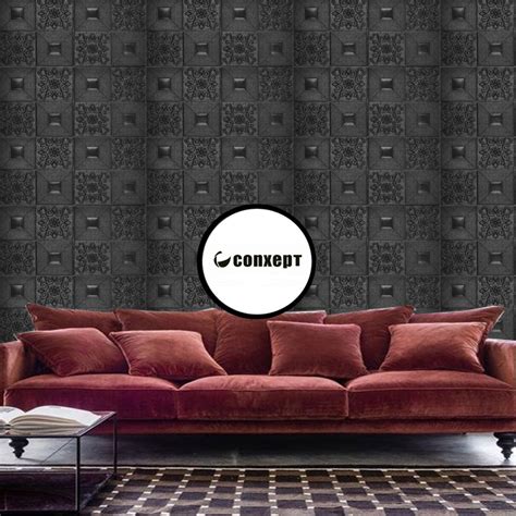 Jual Cx Wallpaper Foam D Motif Batik Brick Kotak Warna Wallpaper