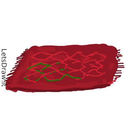 how to draw carpet