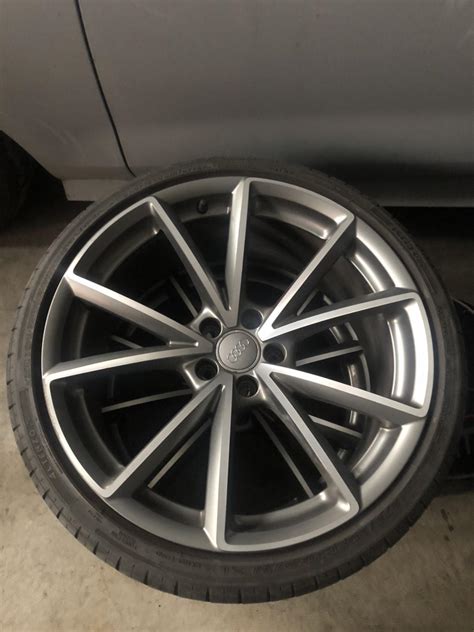 For Sale 20” Oem Audi Rs5 V Spoke Wheels With 275 30 20 Altenzo Tires