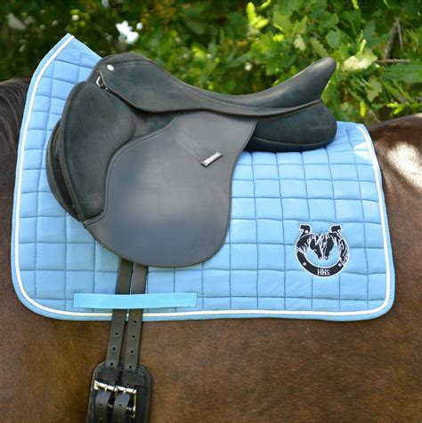 baby blue saddle pad   full warmblood  shire sizes