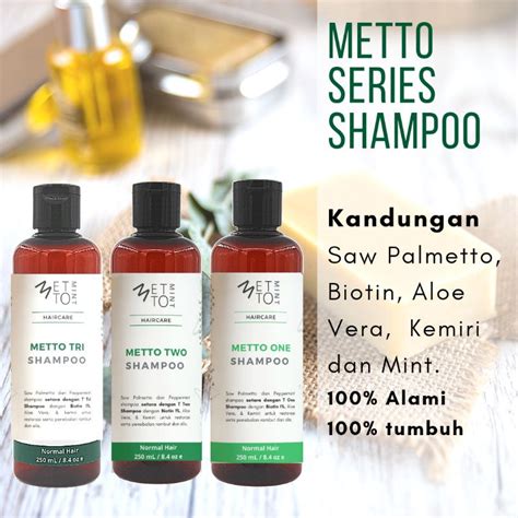 Jual Mettomint Shampoo Natural Saw Palmetto Biotin Obat Penumbuh Rambut