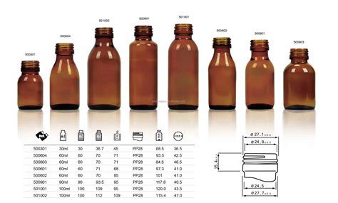 30ml 125ml 500ml Amber Glass Bottles For Syrup Oil Din28 Or Pp28 Neck Buy Amber Glass Bottle