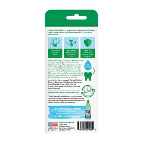 TropiClean Advanced Whitening Clean Teeth Gel 118ml