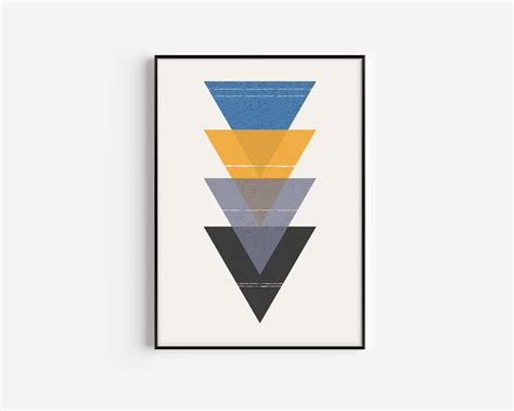 Geometric Wall Art Prints Wall Art Print Geometric Print | Etsy