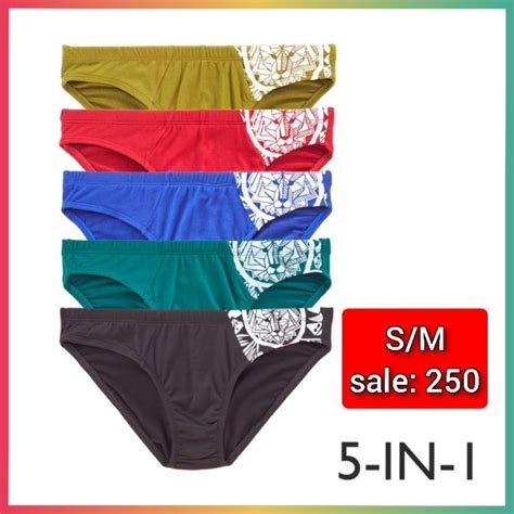Natasha Men S 5 In 1 Bikini Brief Shopee Philippines
