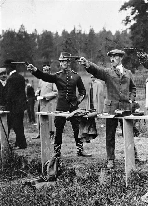 Olympic Games i Stockholm 1912. Lieutenants Wilhelm and Eric Carlberg