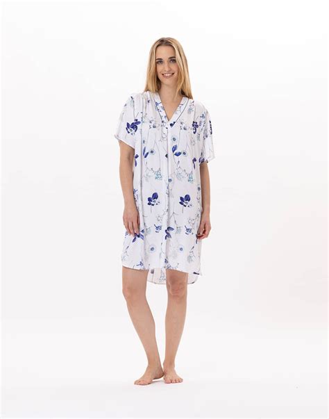Chemise De Nuit En Viscose Valensole Multico Lingerie Le Chat