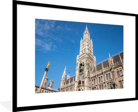 Fotolijst Incl Poster De Klokkentoren Van Het Nieuwe Stadhuis In