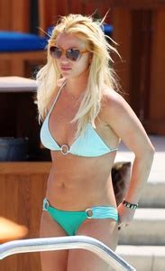 Retro Britney Spears In A Bikini Poolside At Ritz Carlton Marina Del Ray La Th Aug