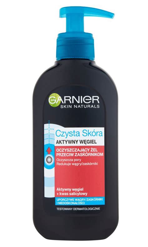 Garnier Czysta Skóra oczyszczający żel przeciw zaskórnikom z aktywnym