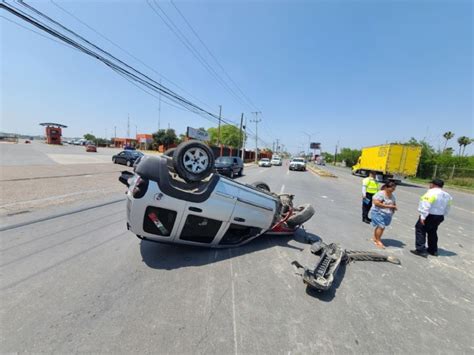 Nuevo Laredo Volcadura En César López De Lara Exceso De Velocidad Y Auto Fantasma La Causa