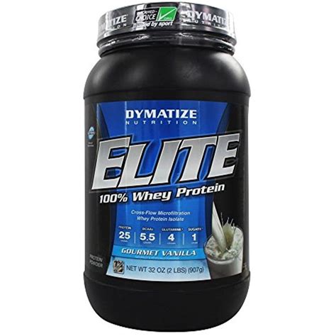 Dymatize Elite 100% Whey Protein Gourmet Vanilla -- 2 lbs -- Click on ...