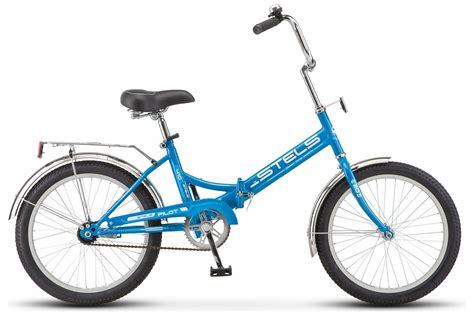 Велосипед STELS 20” Pilot-410 C, размер рамы 13.5" синий LU085348 ...