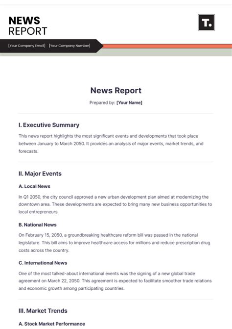 News Report Template - Ablebionics
