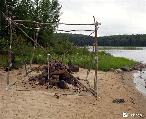 Как сделать походную баню своими руками