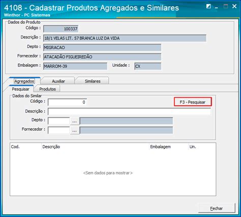 Wint Como Realizar O Cadastro De Produtos Similares E Agregados