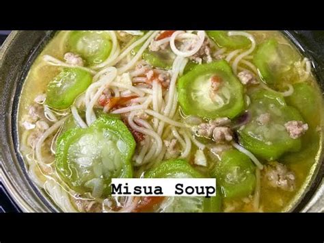 misua soup recipe easy noodle recipe youtube