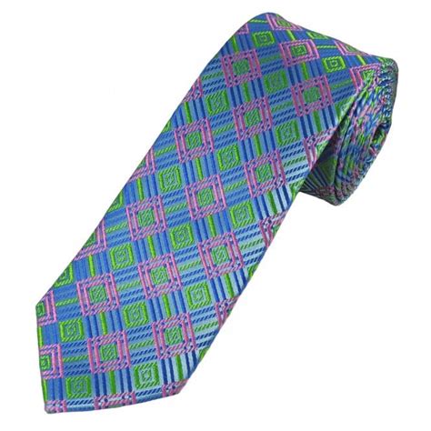 Tresanti Celeste Light Blue Royal Blue Green Pink Patterned Men S