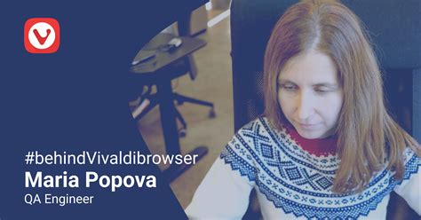 Go #behindVivaldibrowser with Maria Popova | Vivaldi Browser