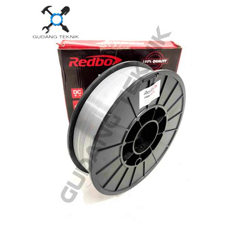 Jual REDBO 0 8mm 5KG Kawat Las Mig 0 8mm 5Kg REDBO Flux Core Wire