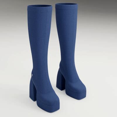 Naked Wolfe Cloth Boots D Model By Yanadesval