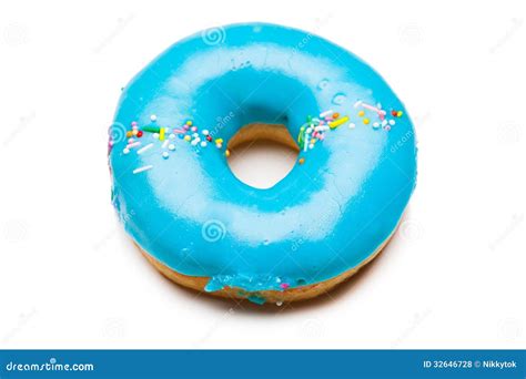 Tasty Blue Donut Royalty Free Stock Photos - Image: 32646728