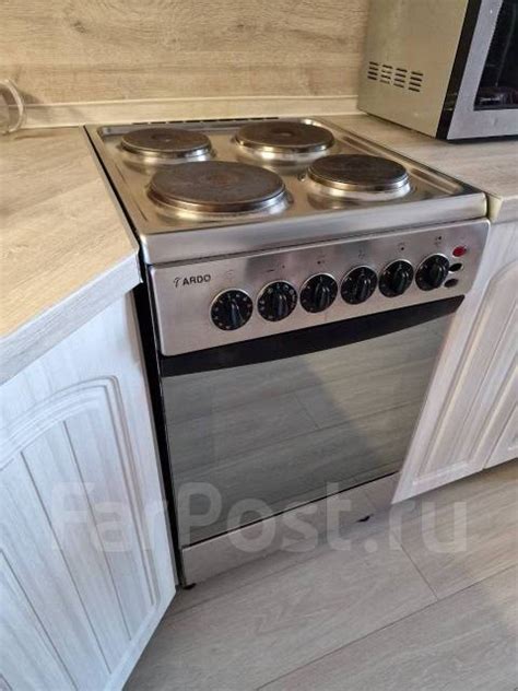 Электрическая плита ARDO, б/у, в наличии. Цена: 5 000₽ во Владивостоке