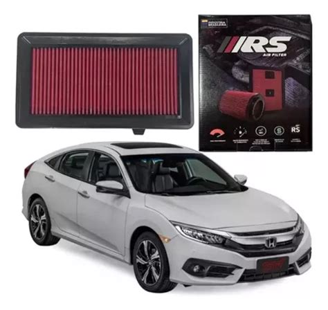 Filtro De Ar K N Esportivo Inbox Civic Coupe Si Turbo