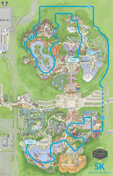Disneyland Marathon 2024 Map Pdf Zoe Lindie