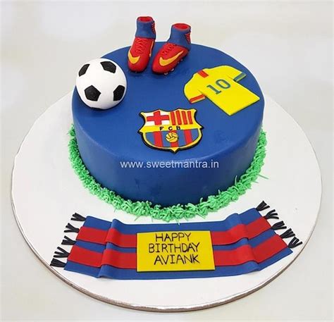 fcb cake decorated cake  sweet mantra customtheme cakesdecor