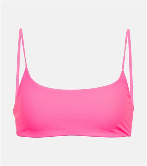 Jade Swim Muse Scoop Bikini Top Jade Swim