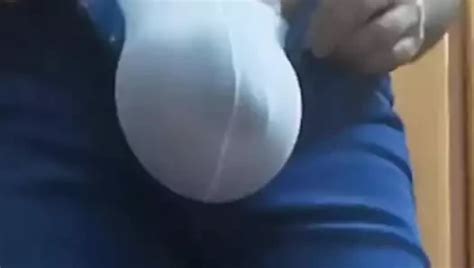 Rubbing My Bulge In Jeans Cumming On Myself British Gay Big Cock