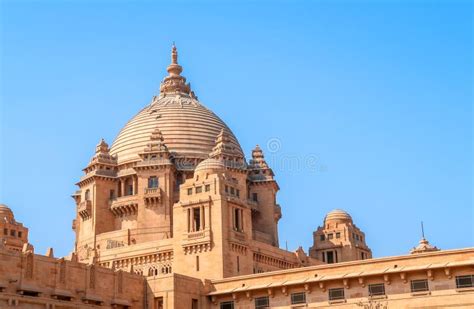 Umaid Bhawan Palace On Blue Sky Jodhpur Or Blue City Rajasthan India