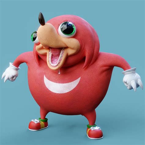 67 Amazing Uganda Knuckles 3d Model Download - Free Mockup